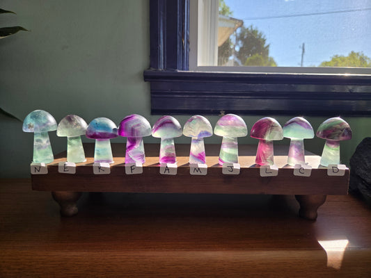 Fluorite Mushroom