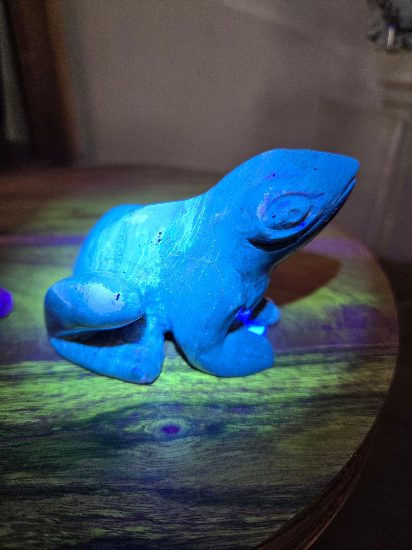Custom Carved Frogs