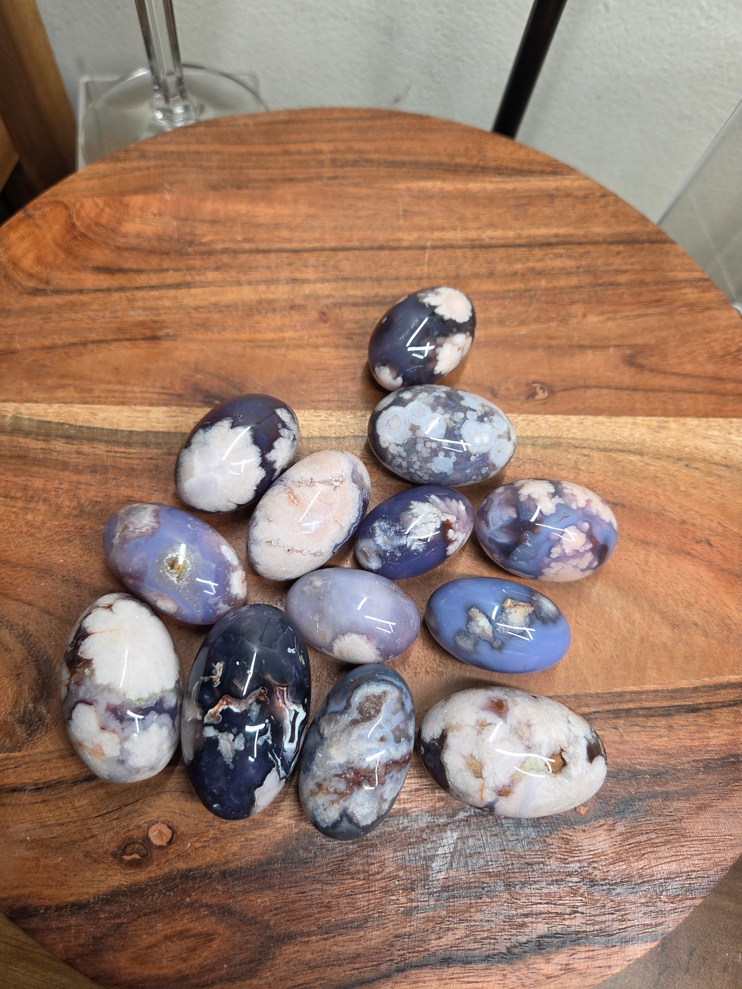 Blue Flower Agate Tumble