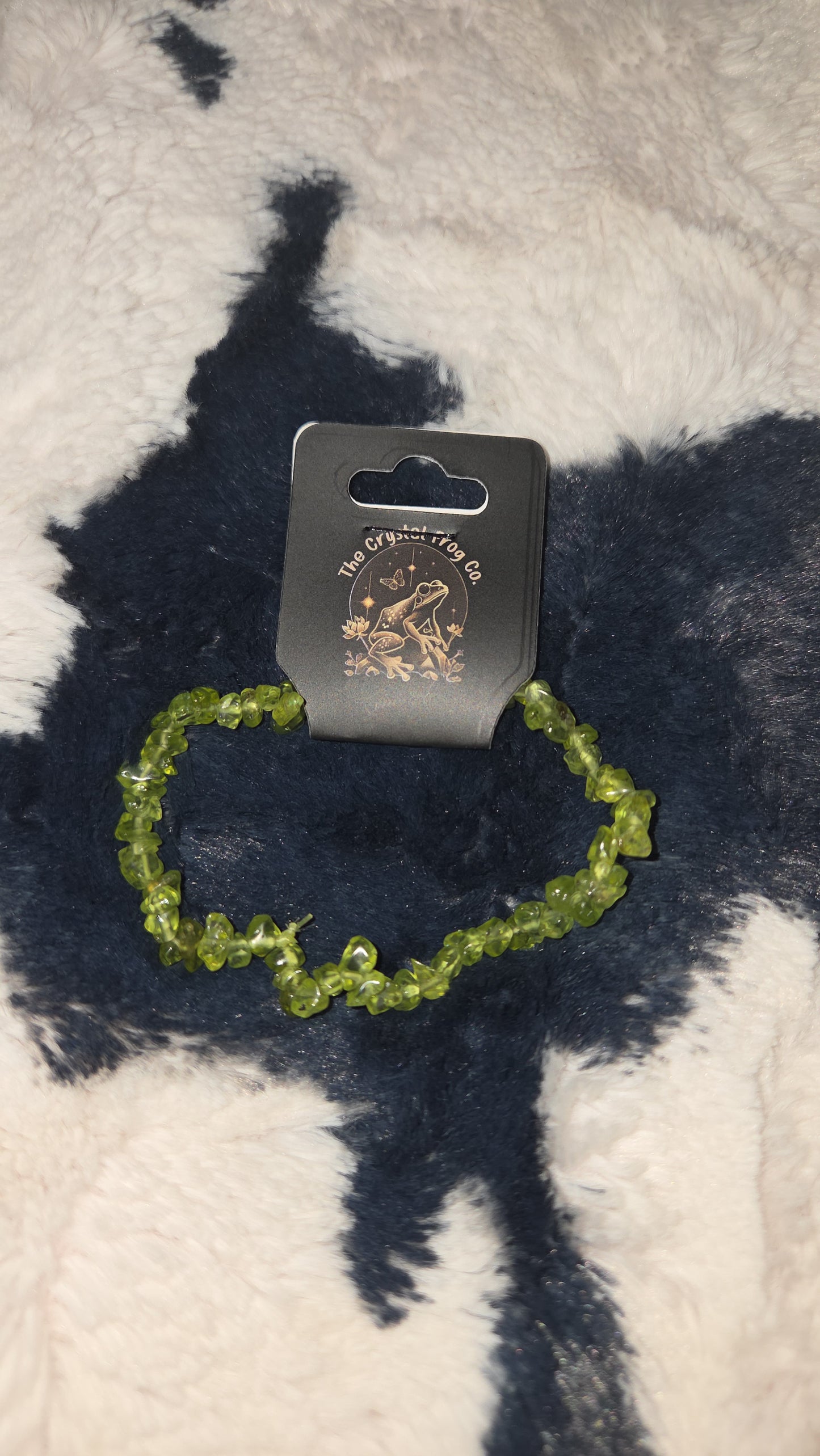 Peridot Chip Bracelet