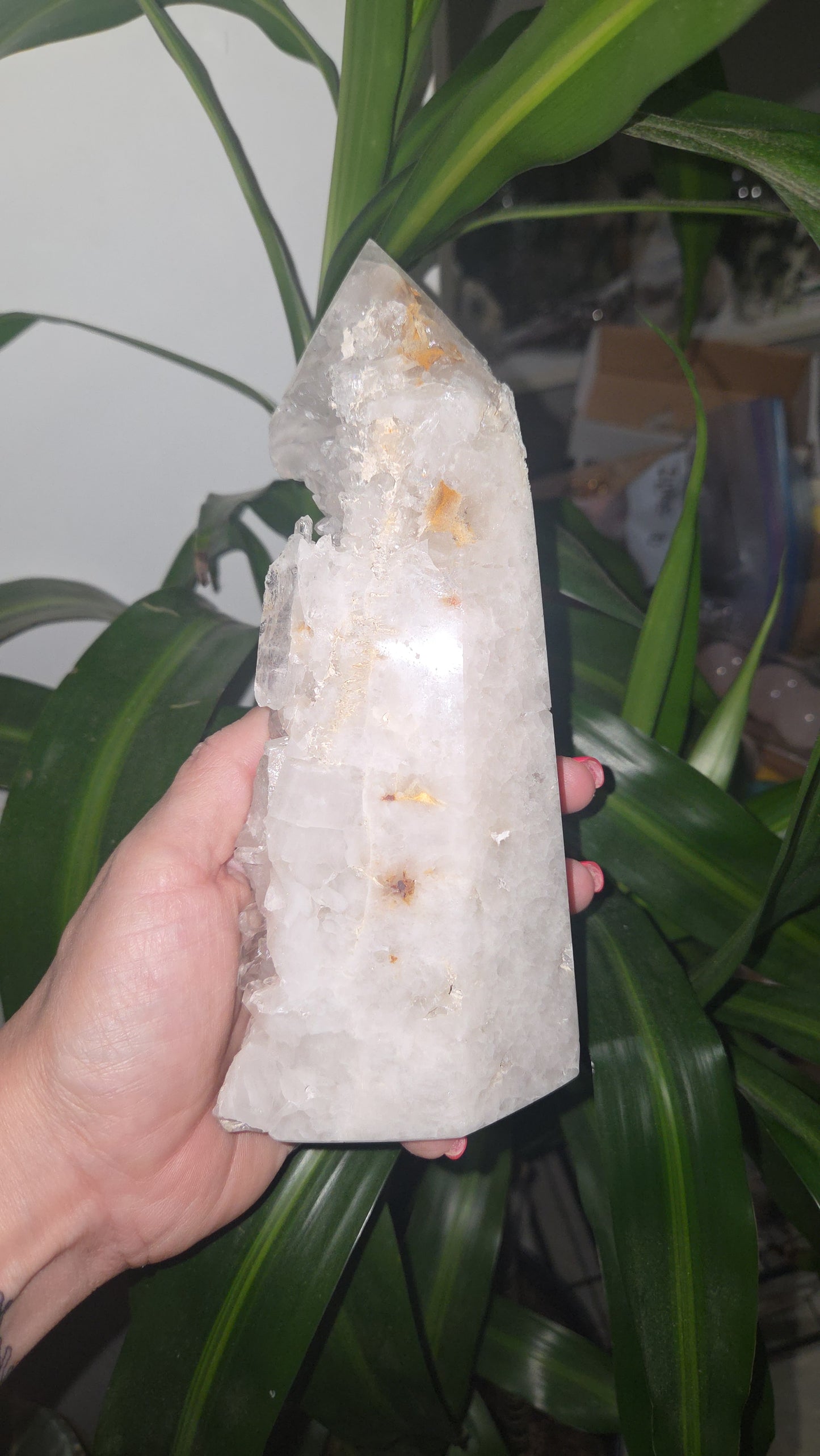 Clear Quartz Tower