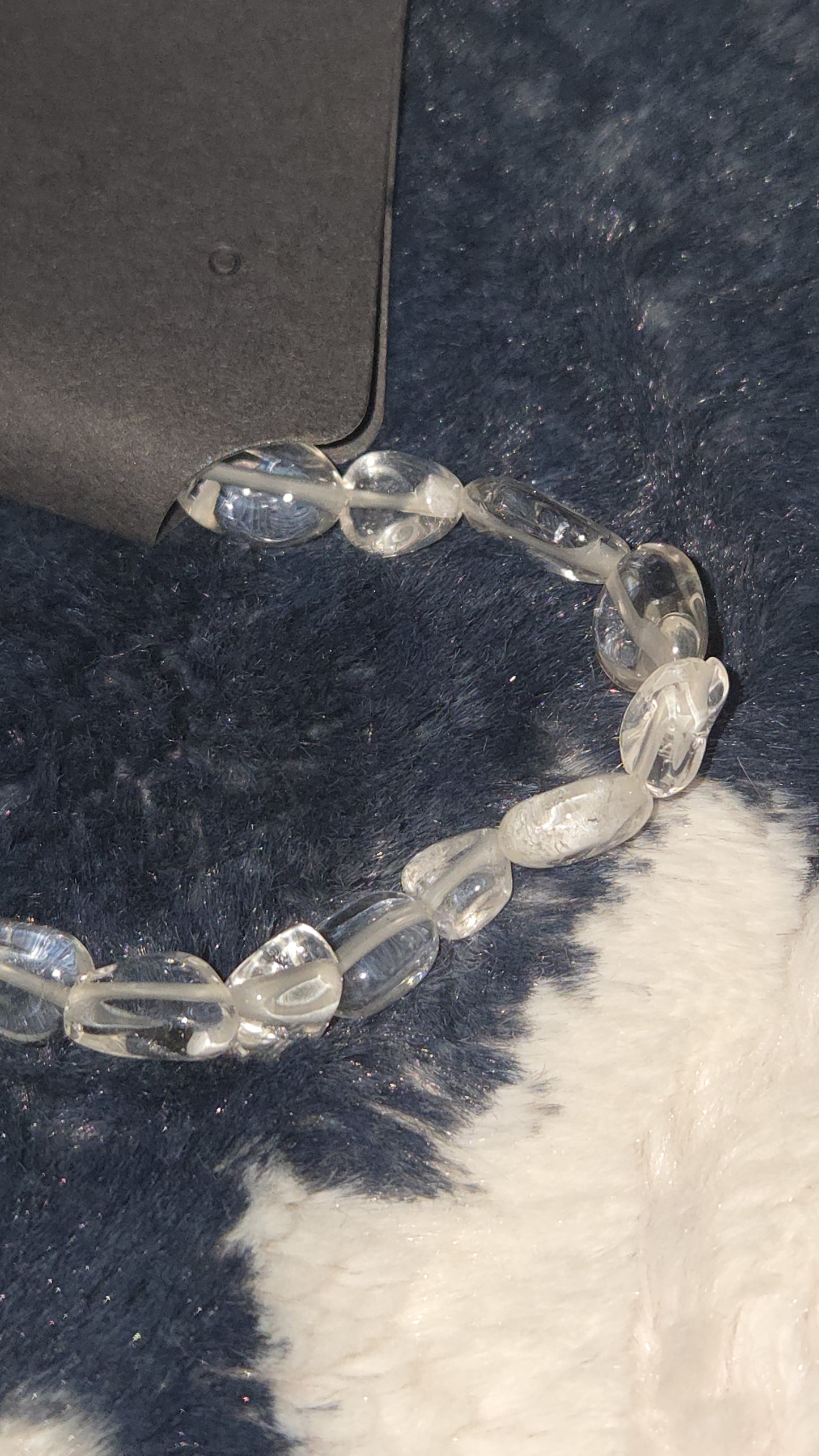 Clear Quartz Tumble Bracelet
