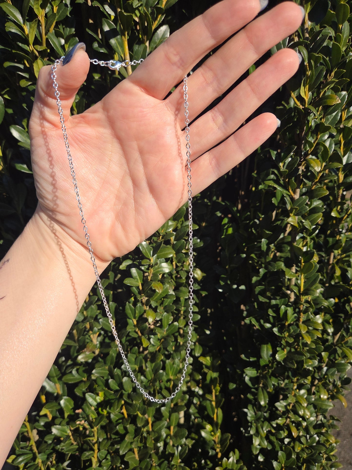Silver Plated 18" Chain