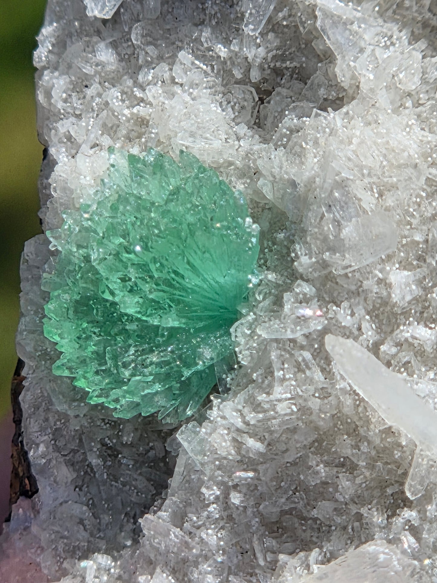 Green Flower Apophyllite