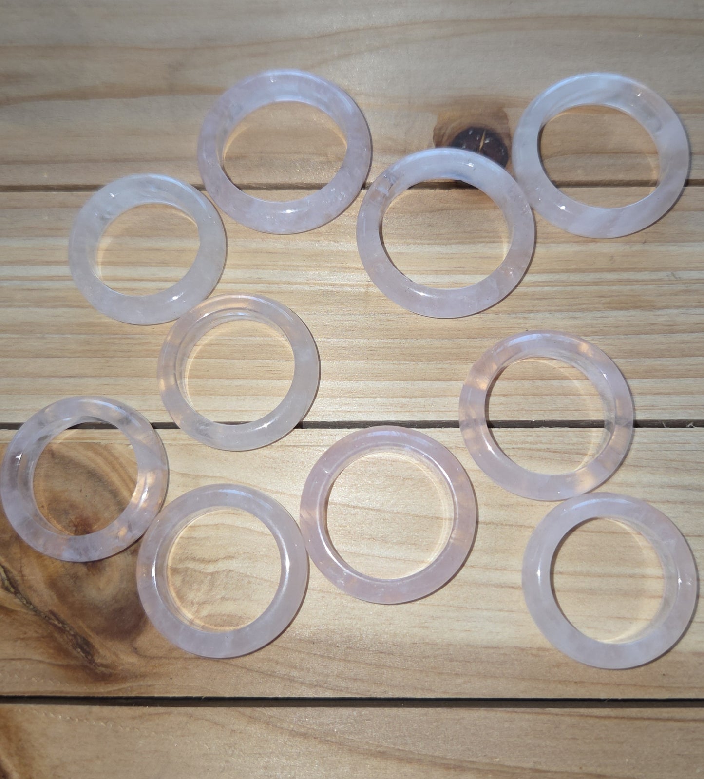 Rose Quartz Ring / Sphere Holder