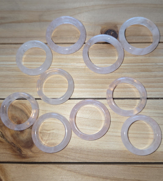 Rose Quartz Ring / Sphere Holder