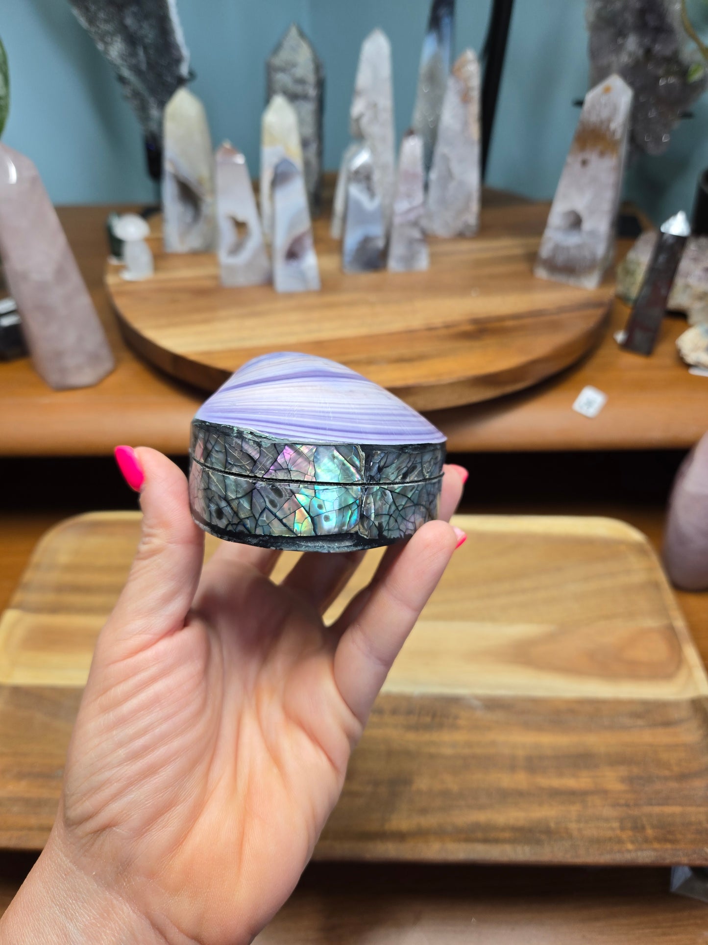 Purple Shell / Abalone Shell 🐚 Box