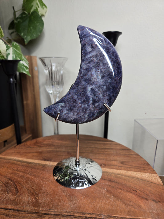 Confetti Iolite and Sunstone Moon