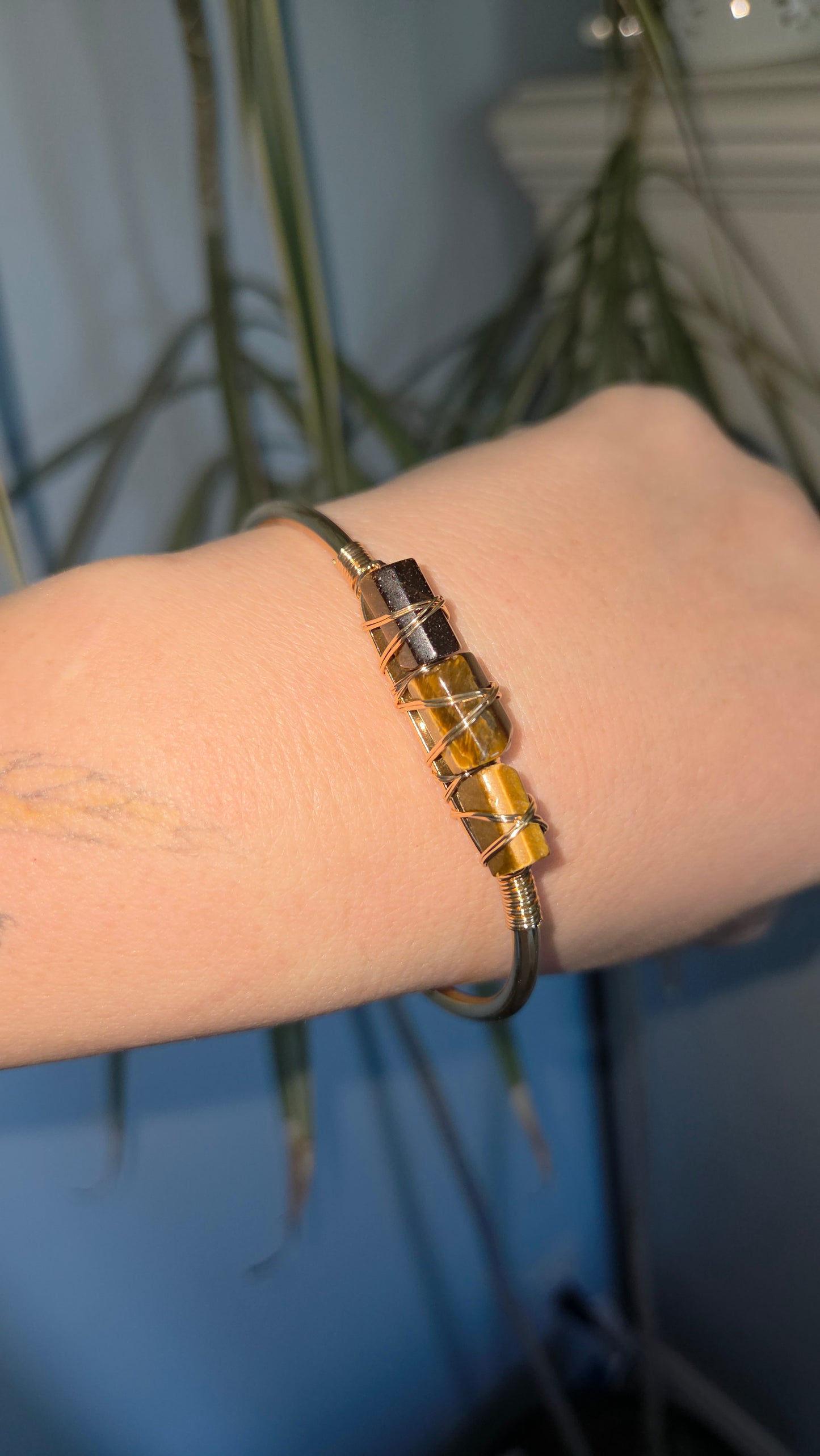Tiger Eye Cuff Bracelet