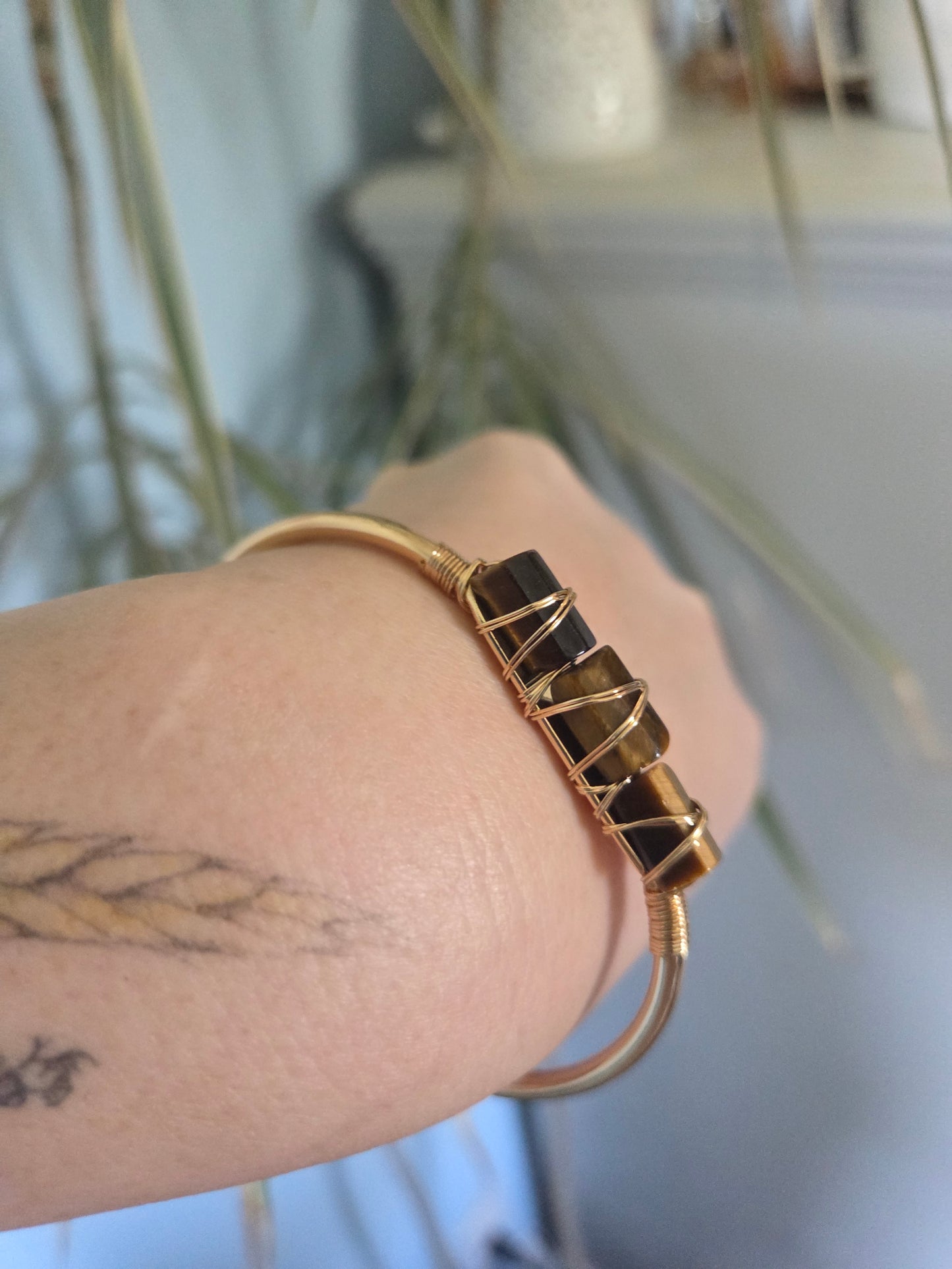Tiger Eye Cuff Bracelet