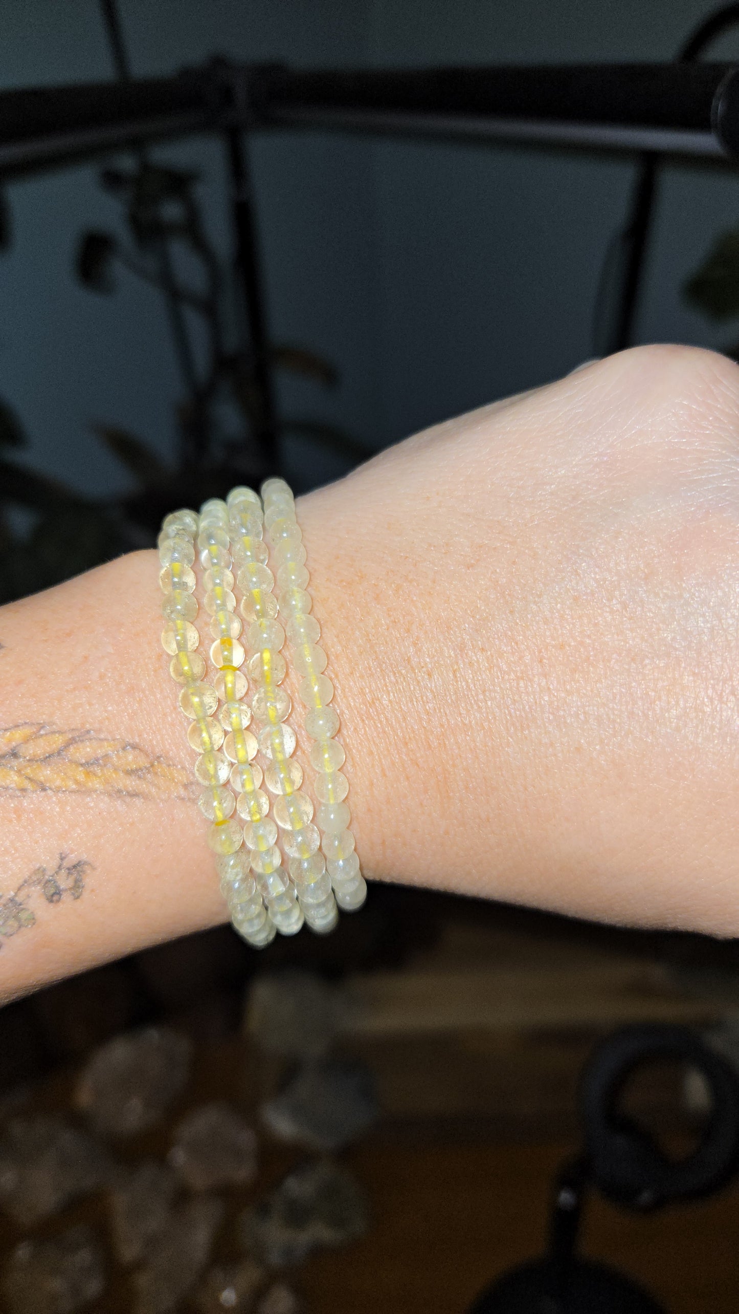 Libyan Desert Glass Braclet 6mm