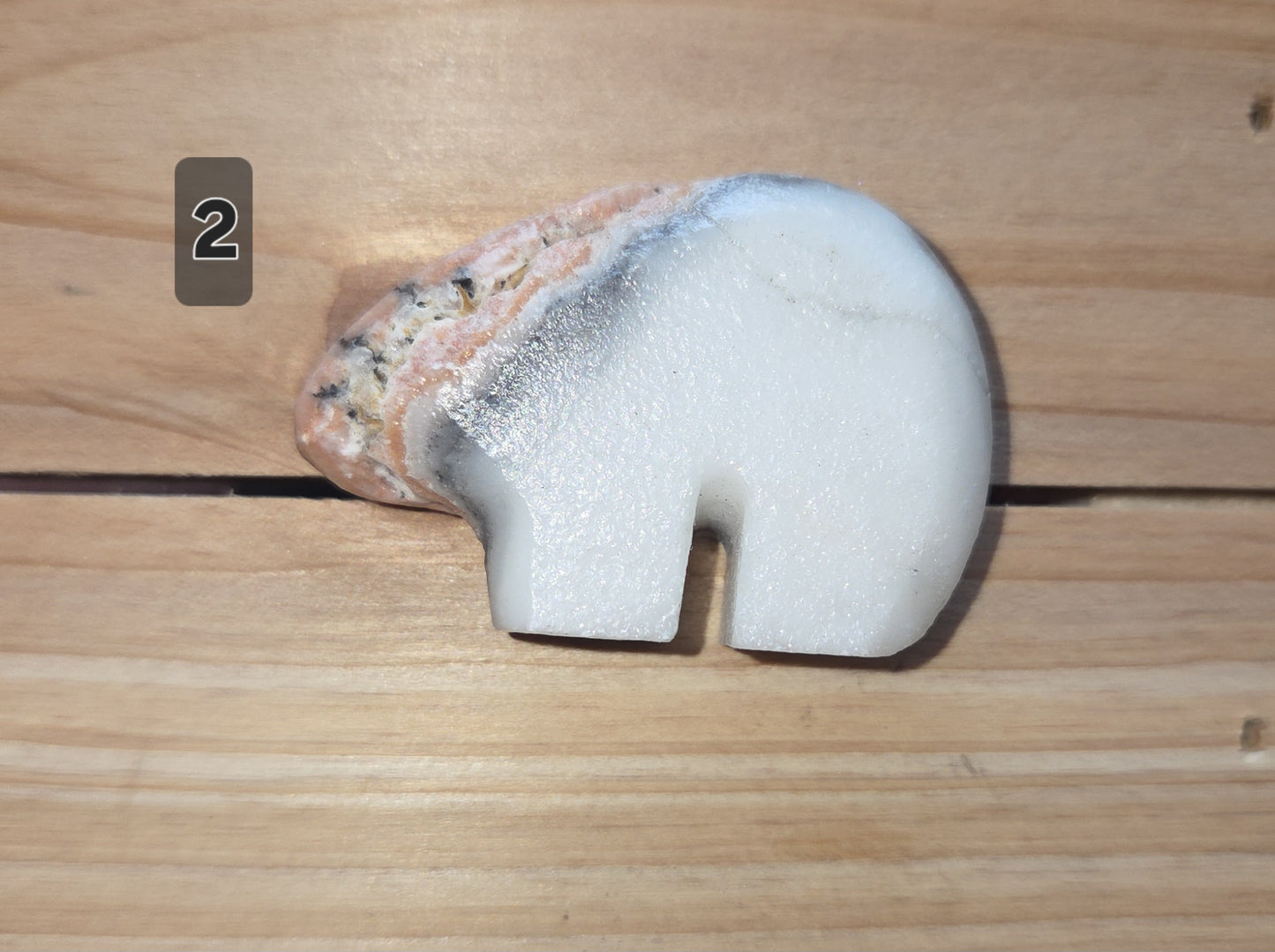 Mini Zuni Bears (Calcite)
