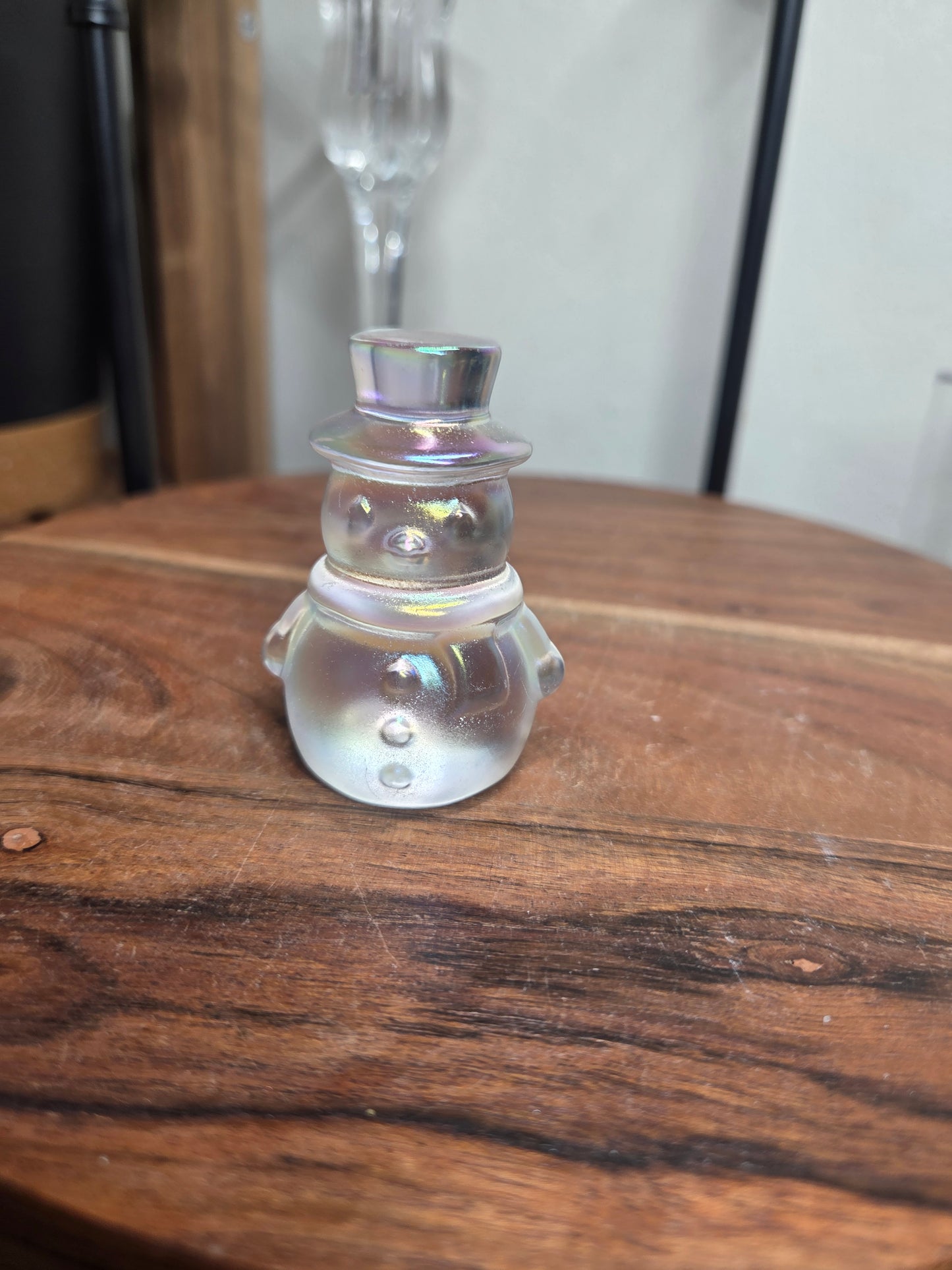 Aura Coated Quartz  Snowman