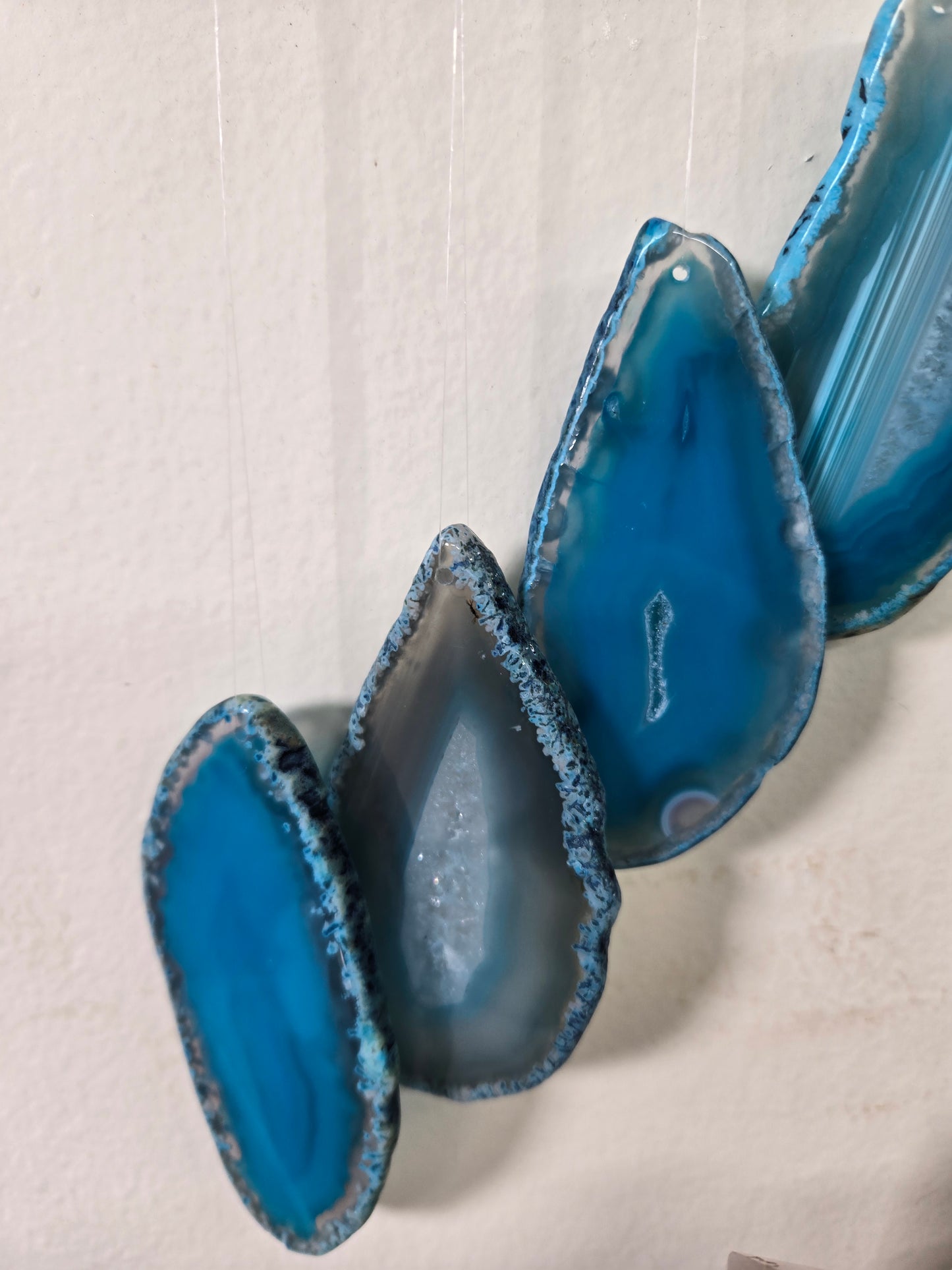 Dyed Agate Windchimes