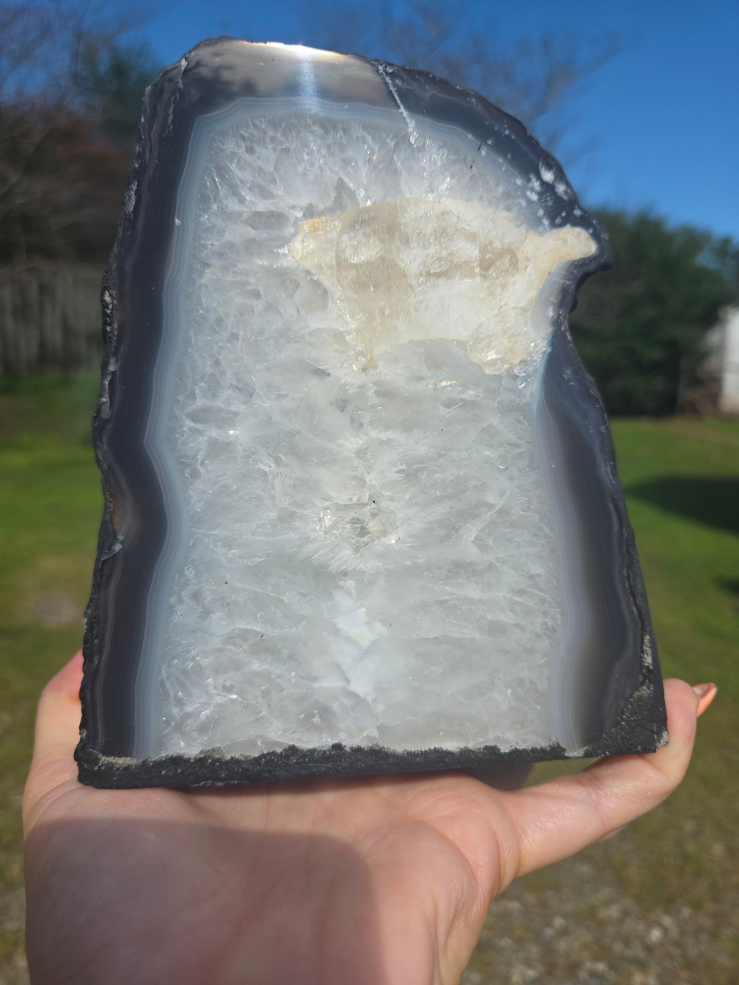 Agate Cathedral with Calcite (UVs)