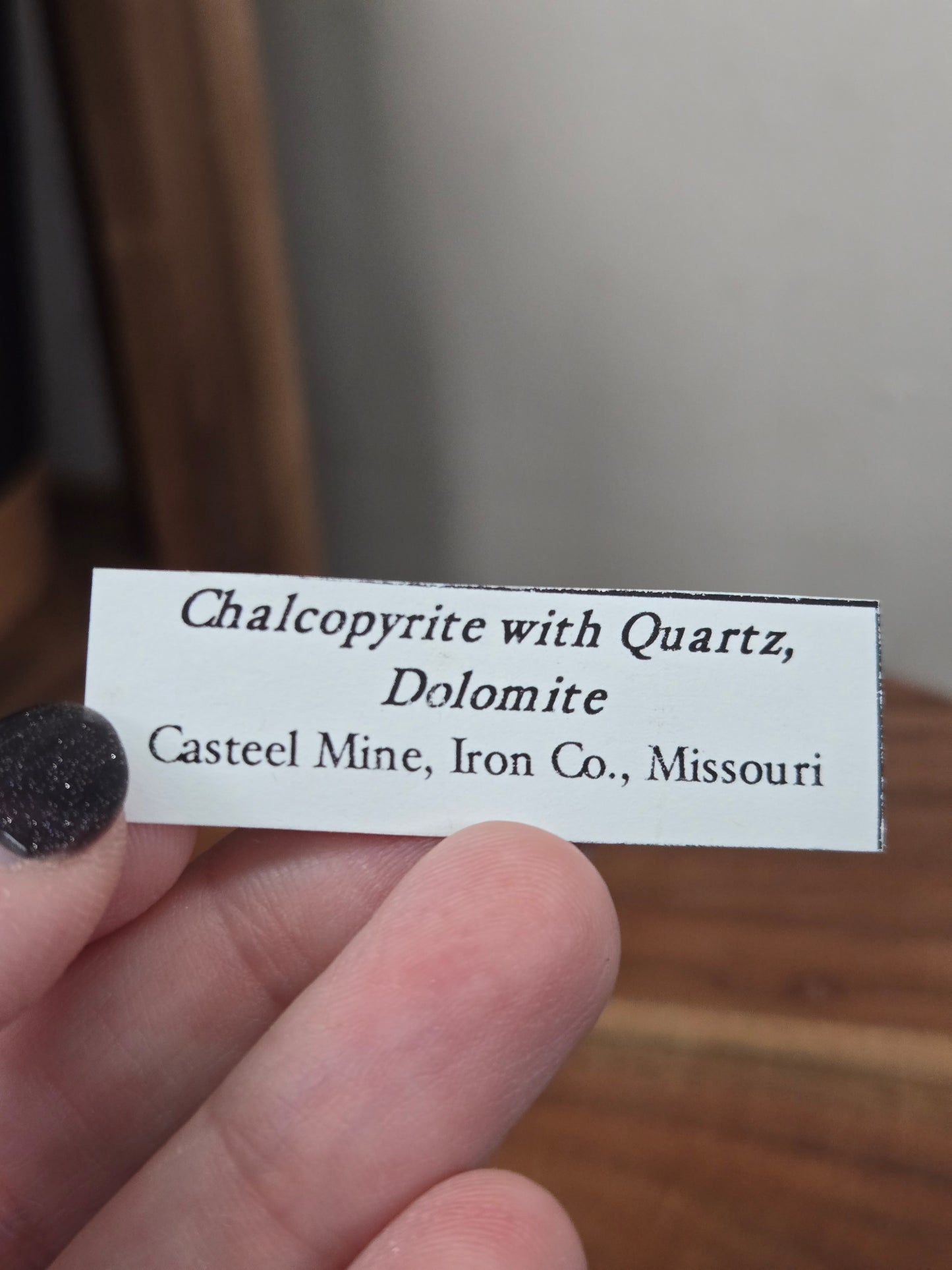 Chalcopyrite with Quartz and Dolomite