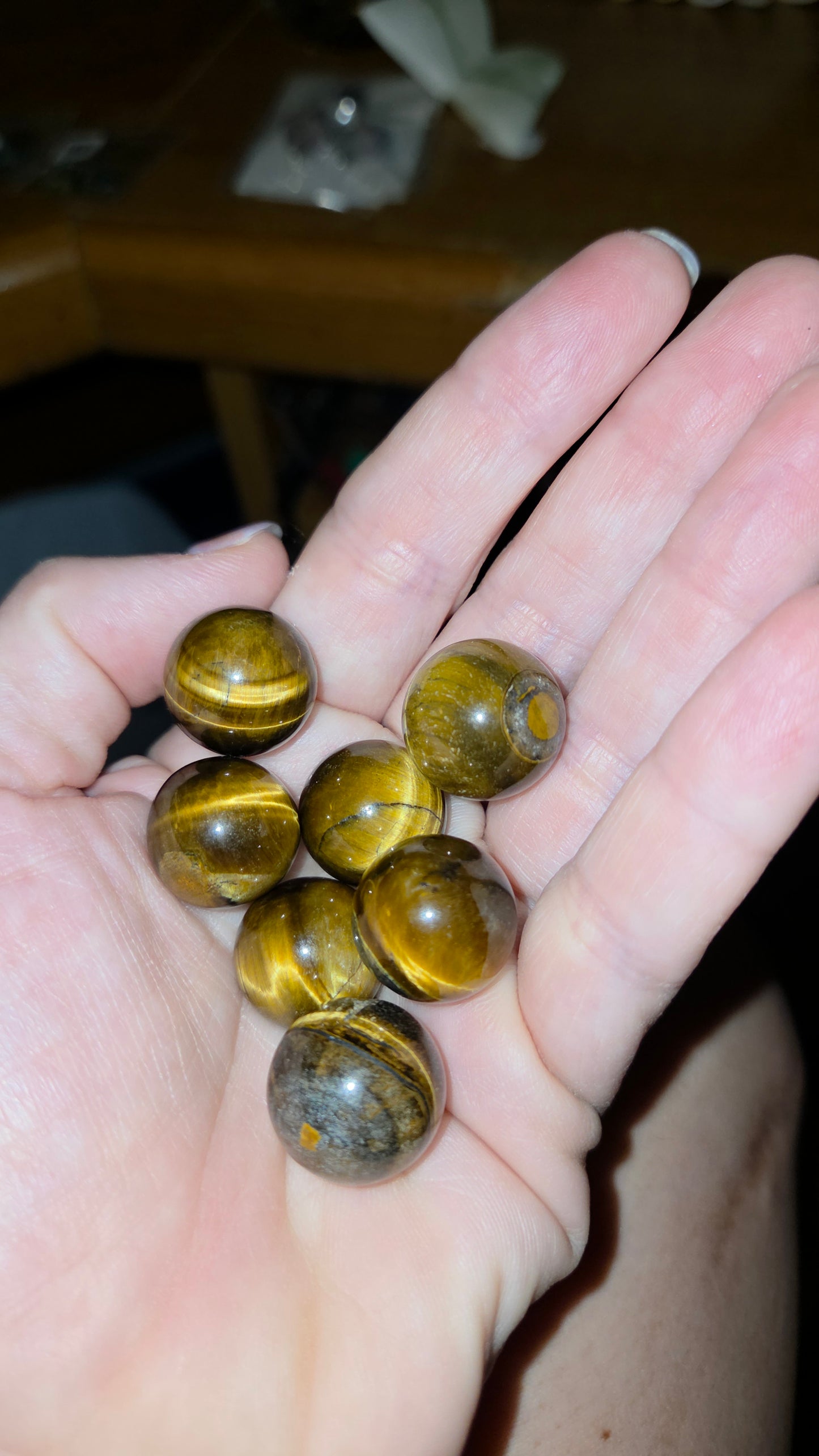 Tiger Eye Mini Sphere