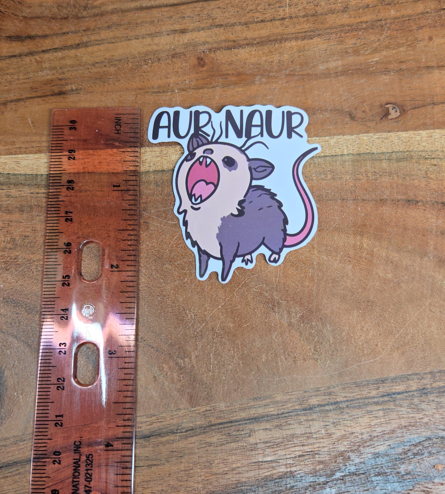 Aur Naur Opossum Sticker