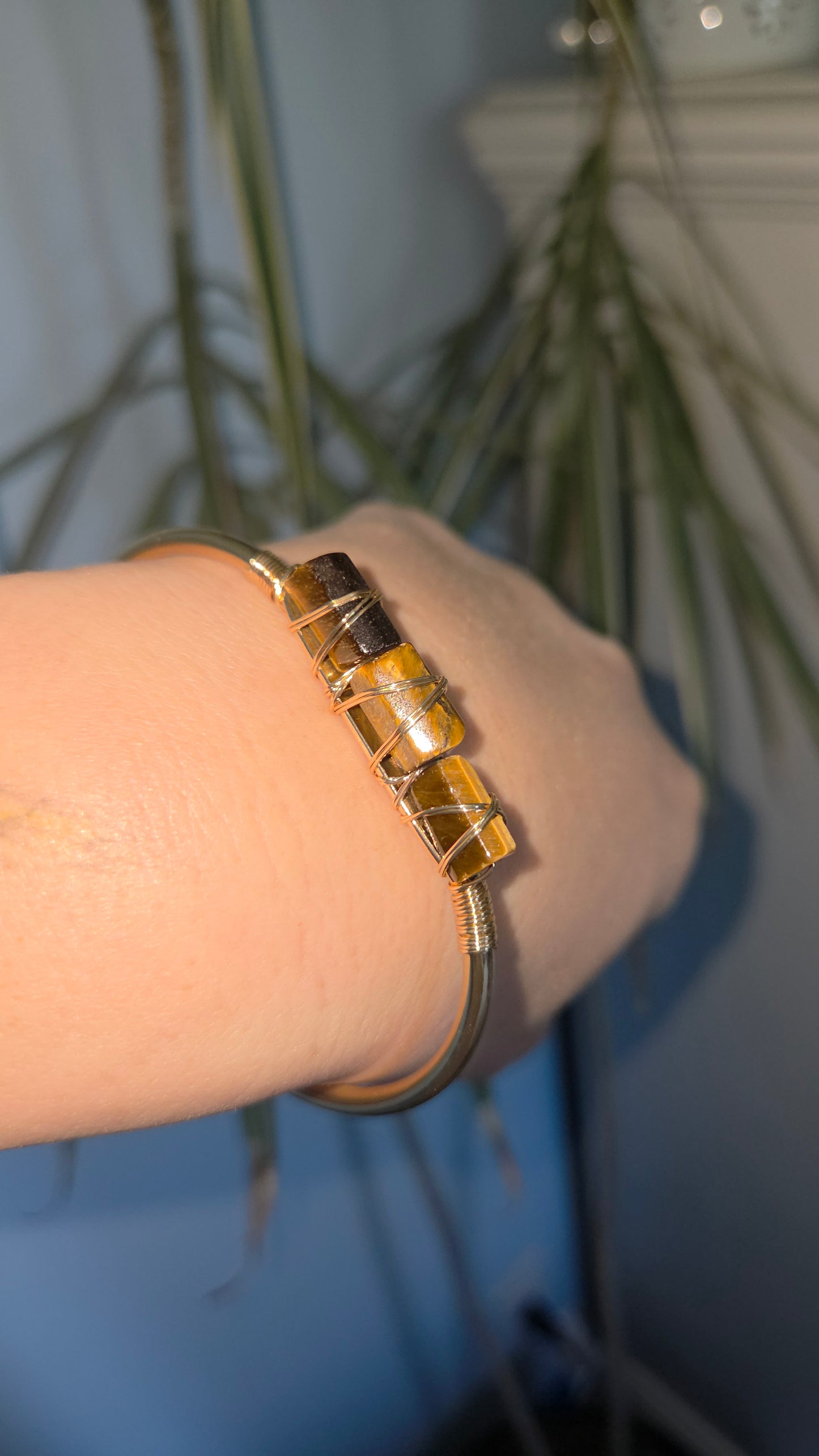 Tiger Eye Cuff Bracelet