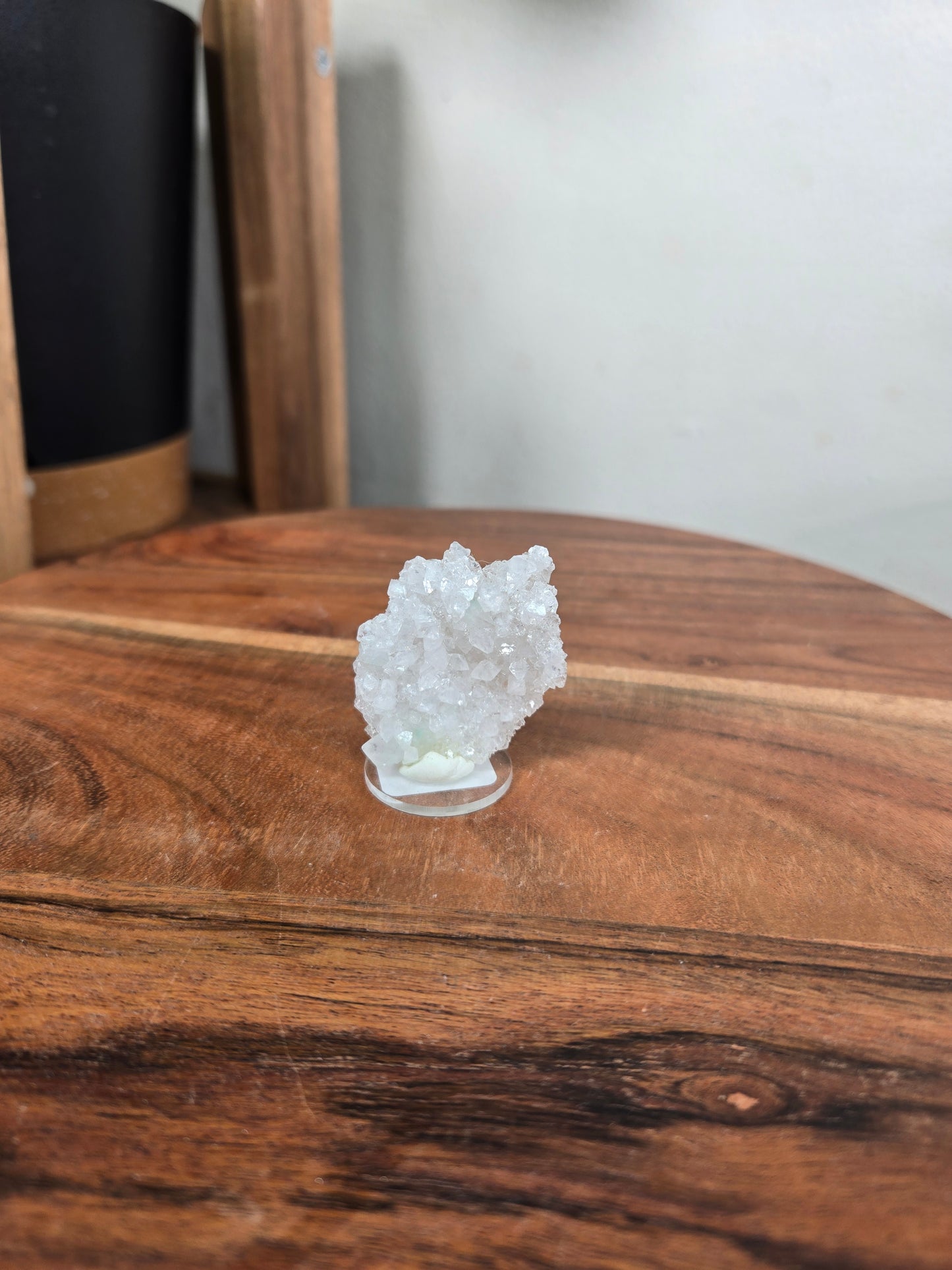 Apophyllite Crust on Stand