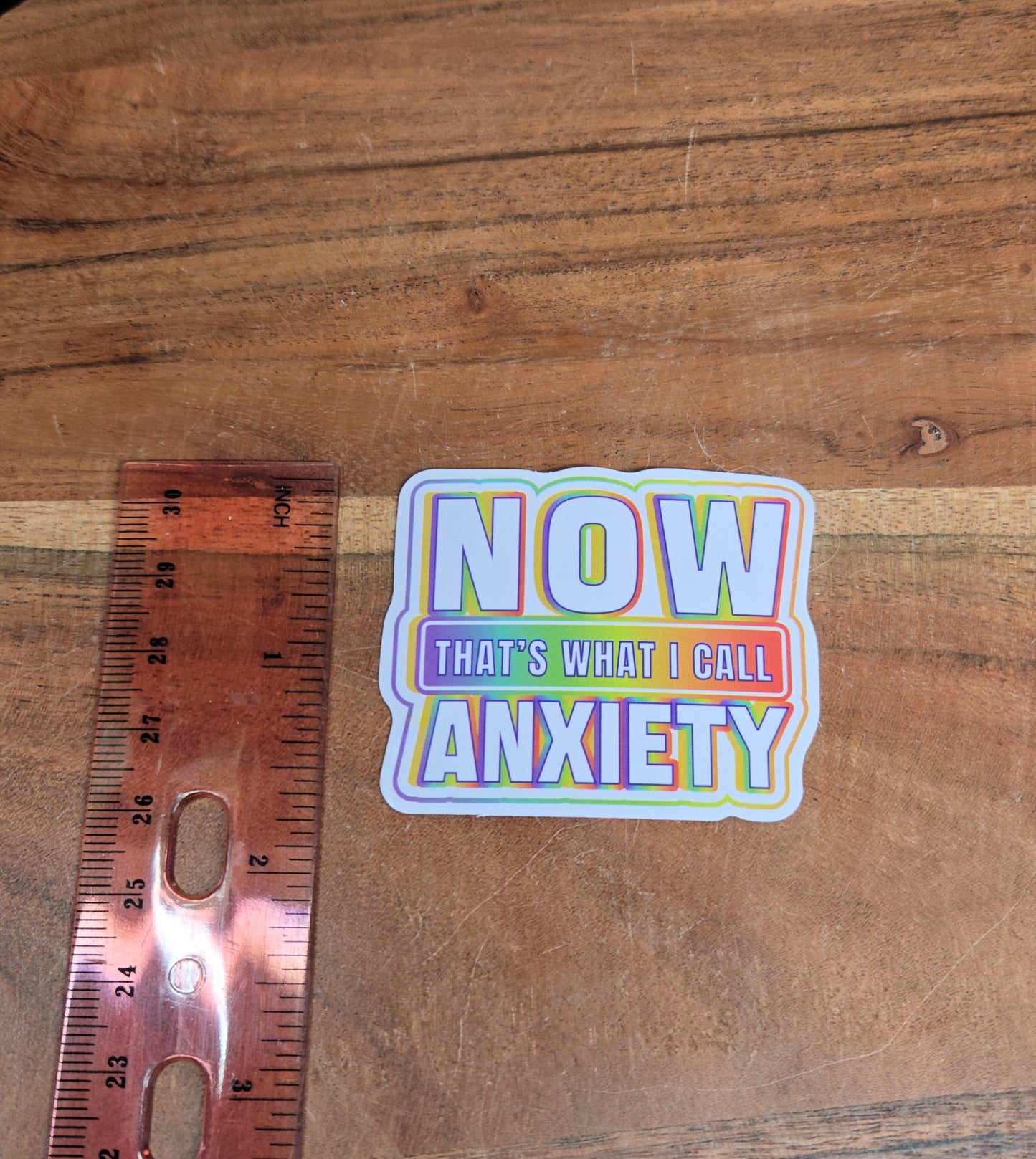 Now That's What I Call Anxiety Sticker