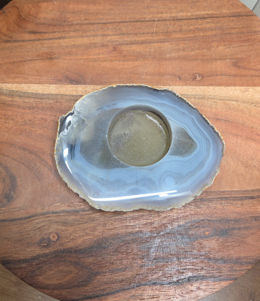 Agate Candle Holder