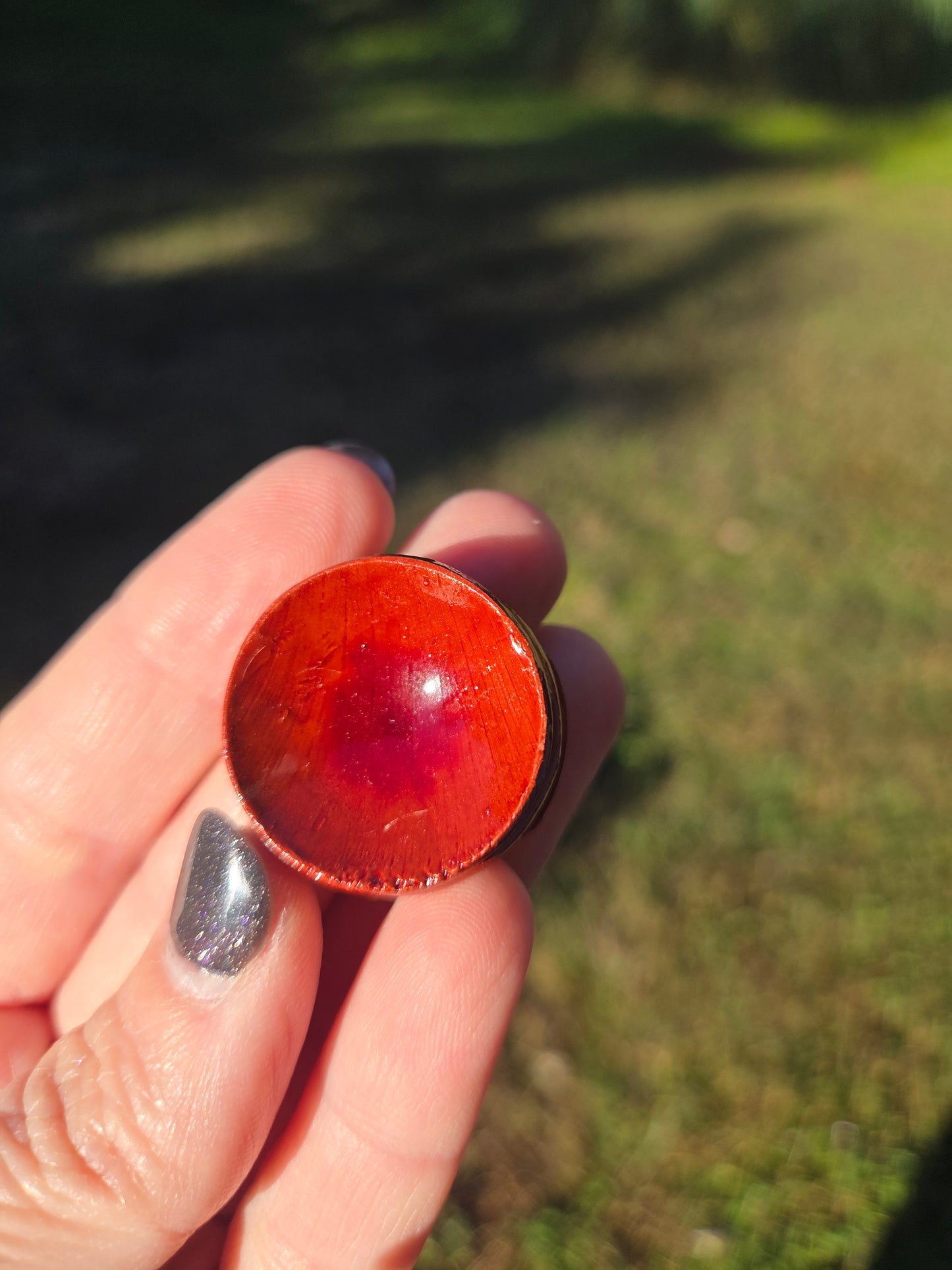 Wooden Sphere Holder