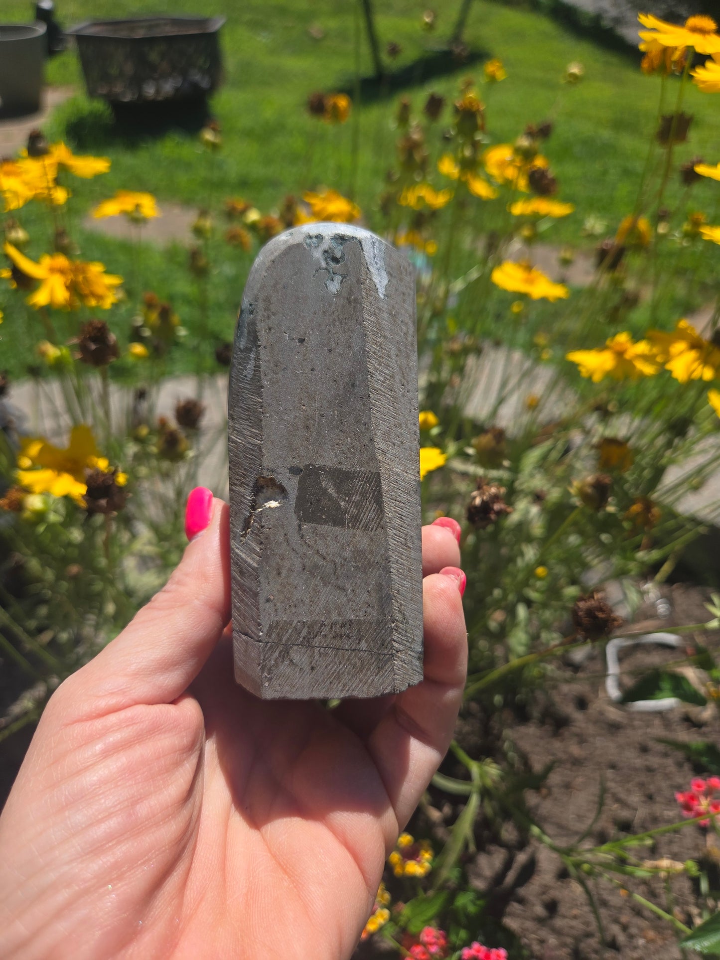 Grey/ Purple Amethyst Cutbase