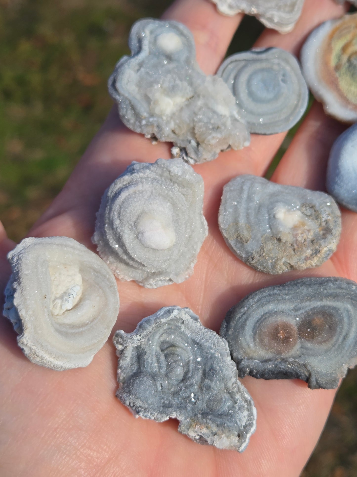 Druzy Chalcedony Flower