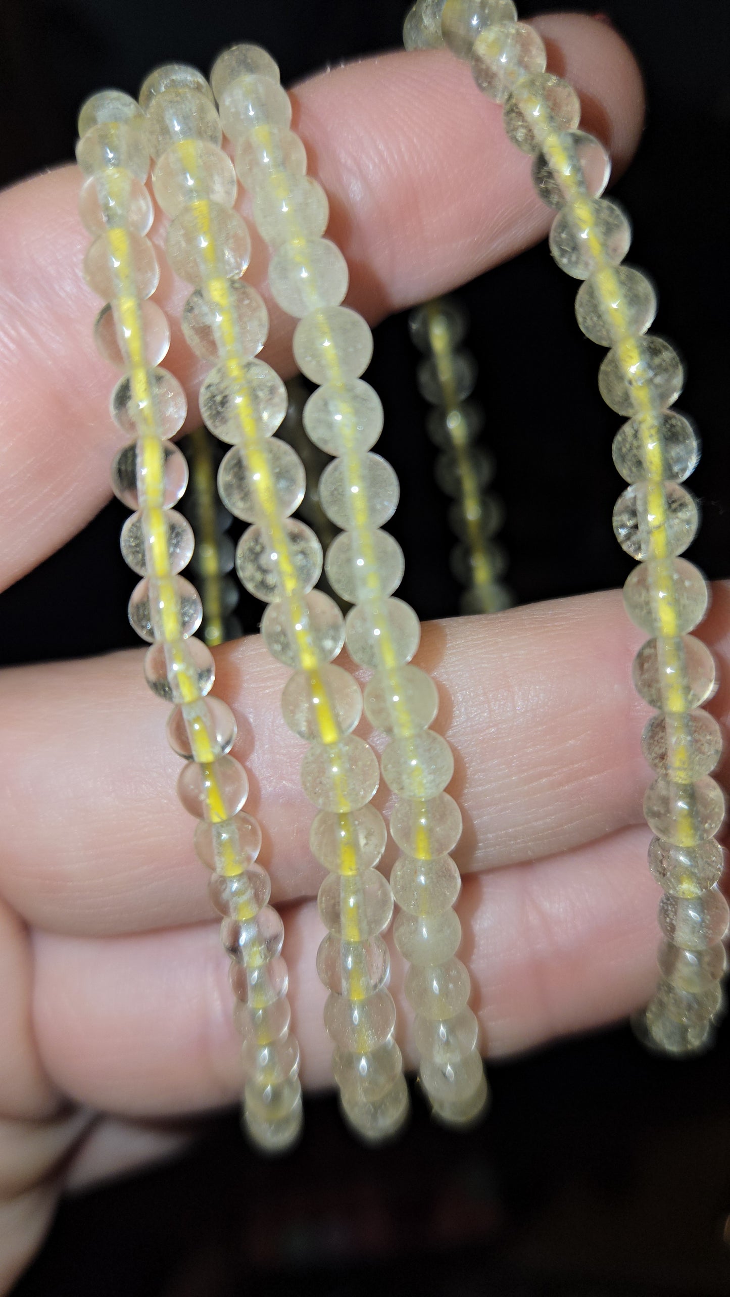 Libyan Desert Glass Braclet 6mm