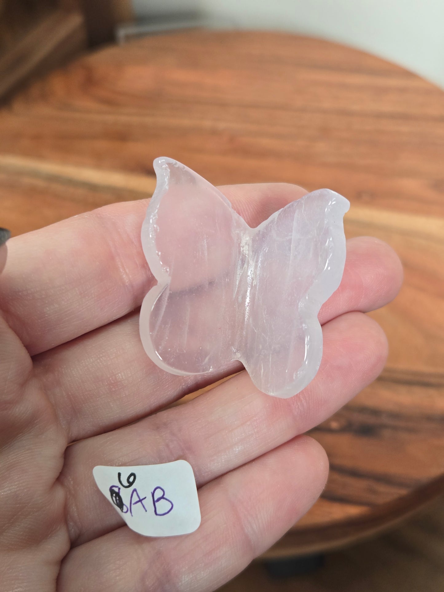 Rose Quartz Mini Butterflies