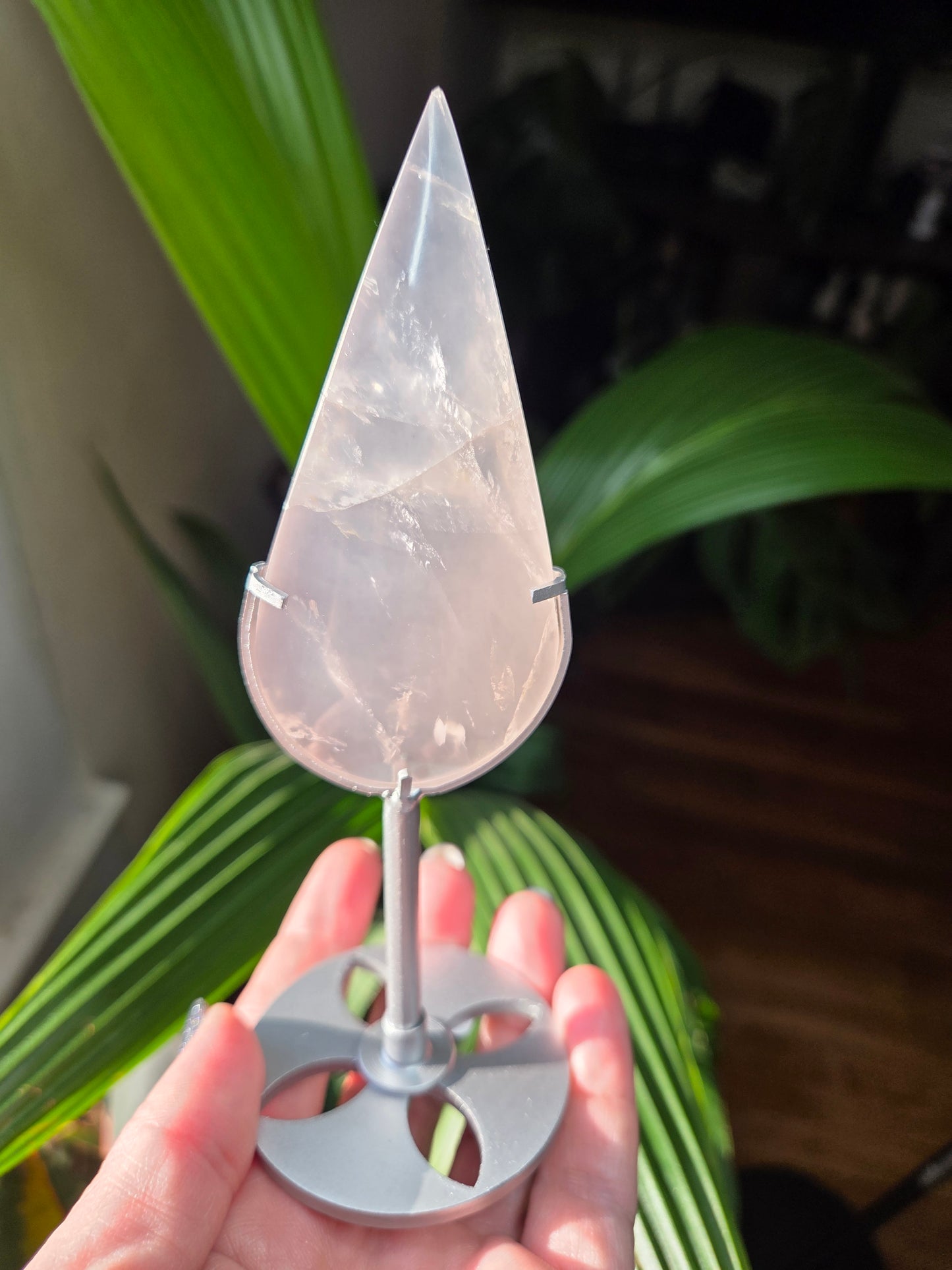 Rose Quartz Tear Drop