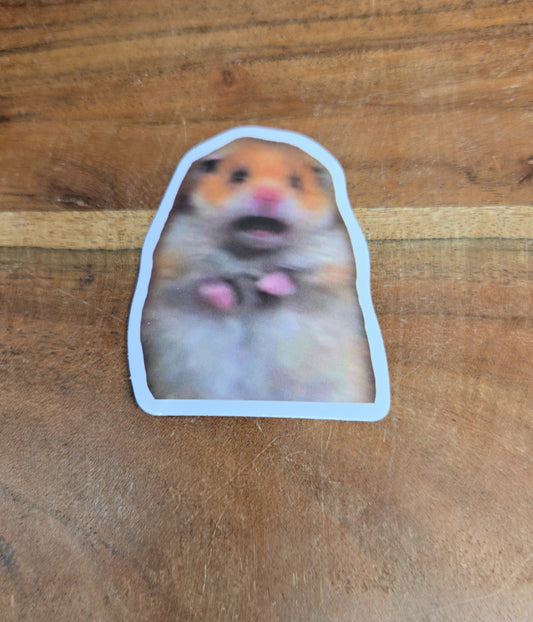 Nervous Hamster 🐹 Sticker