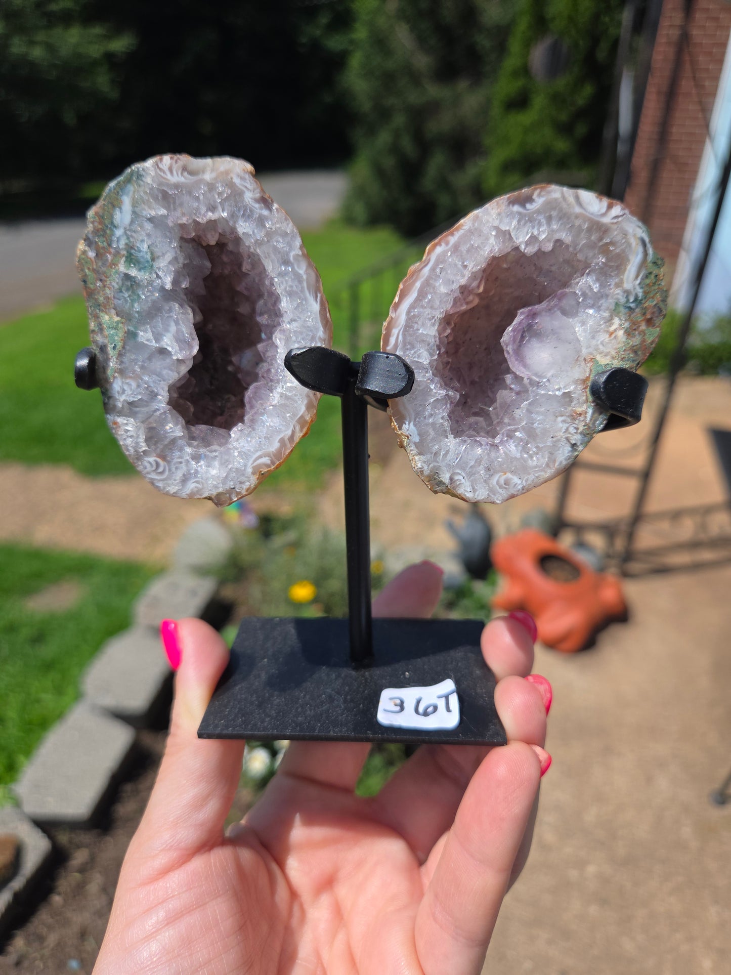 Geode Butterfly (Pinkish-Purple)