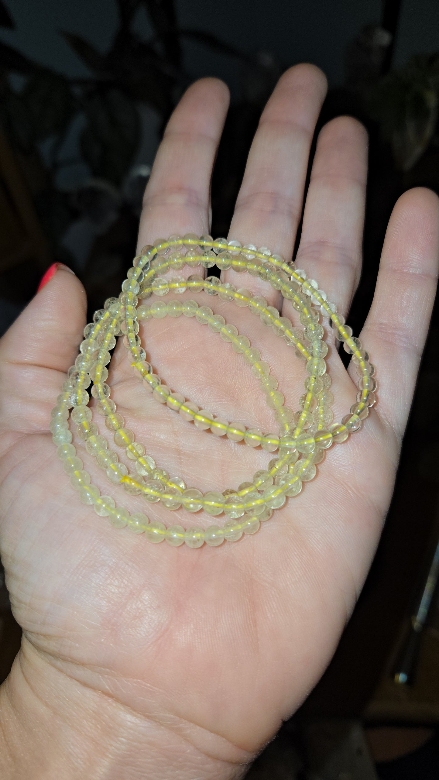 Libyan Desert Glass Braclet 6mm