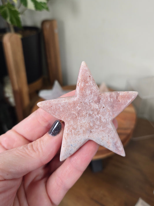 Pink Amethyst Star