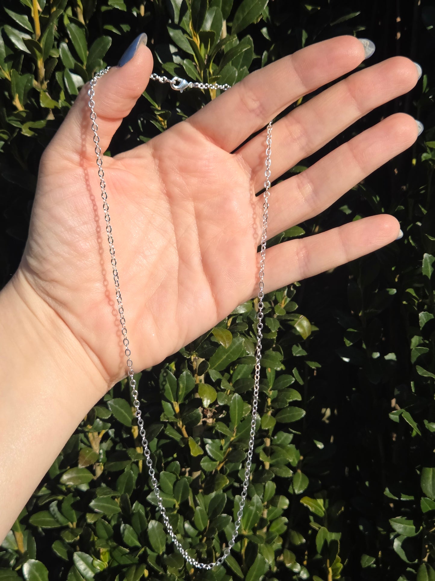Silver Plated 18" Chain