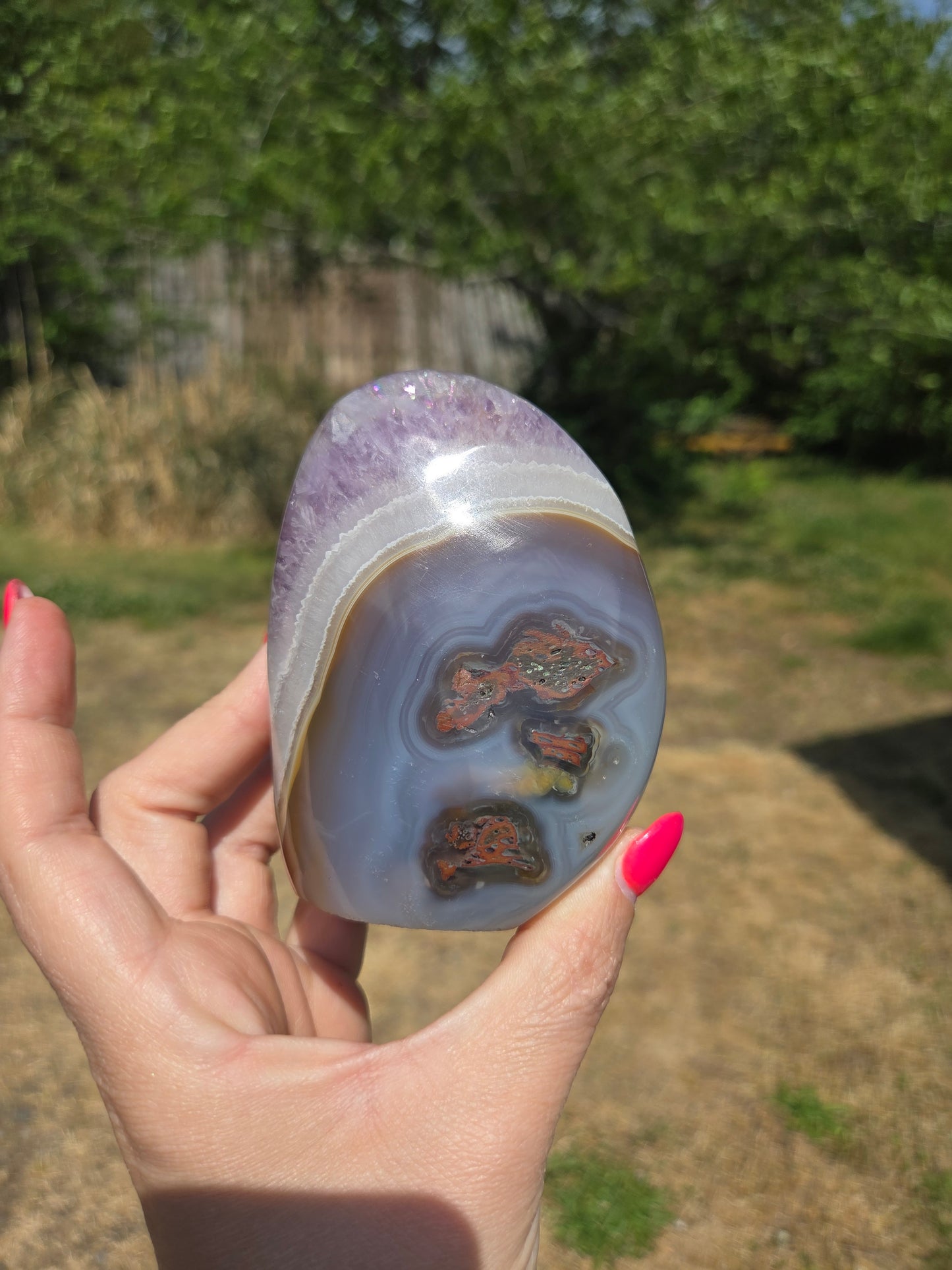 Amethyst and Agate Freeform