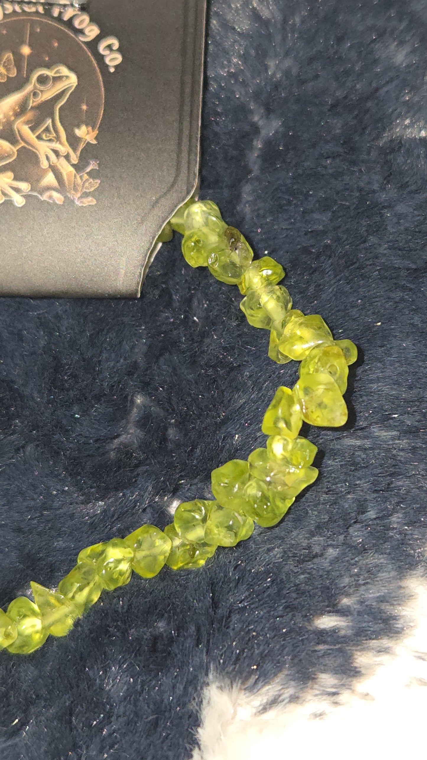 Peridot Chip Bracelet