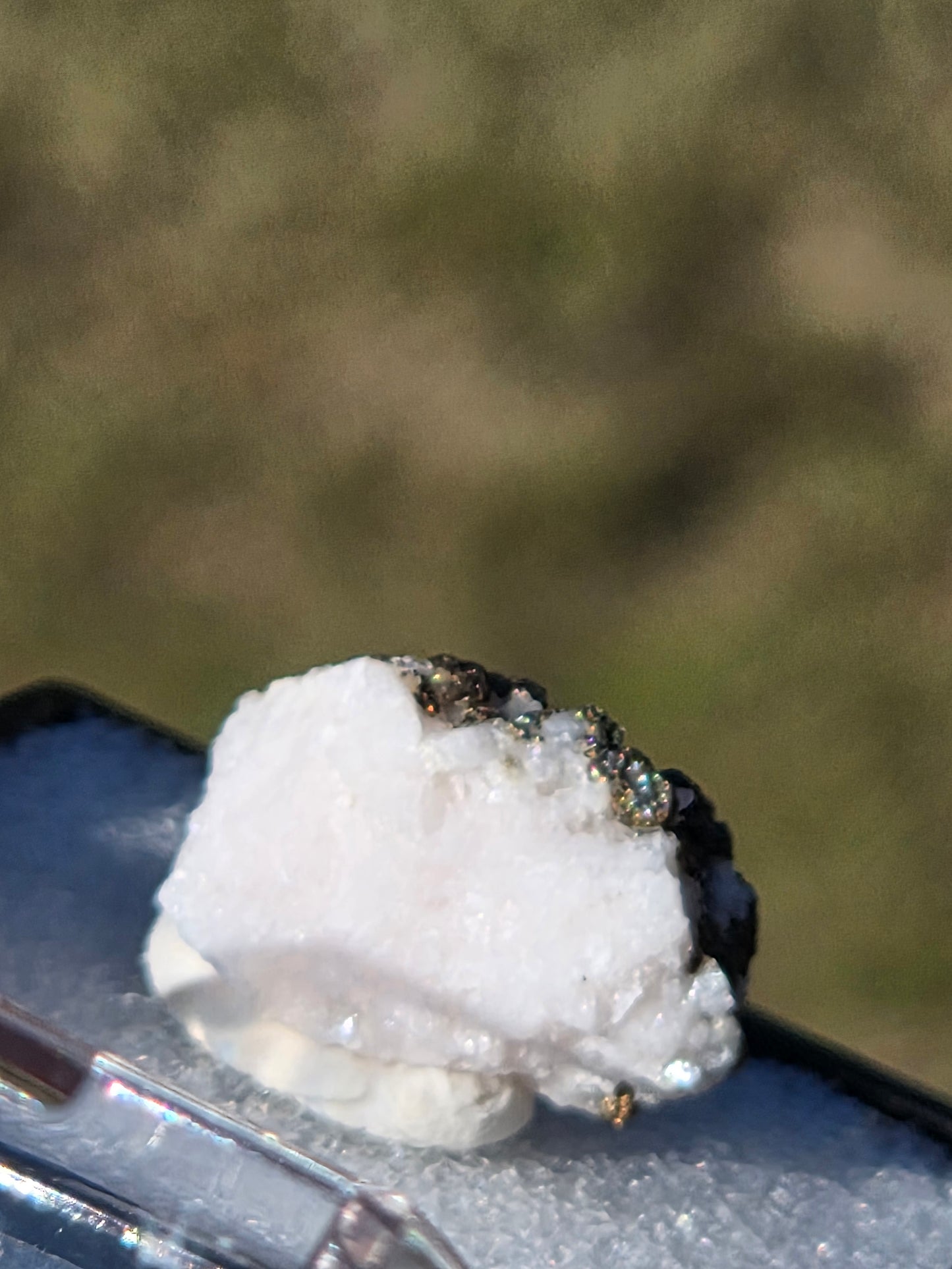 Calcite/ Pyrite from China Perky Box