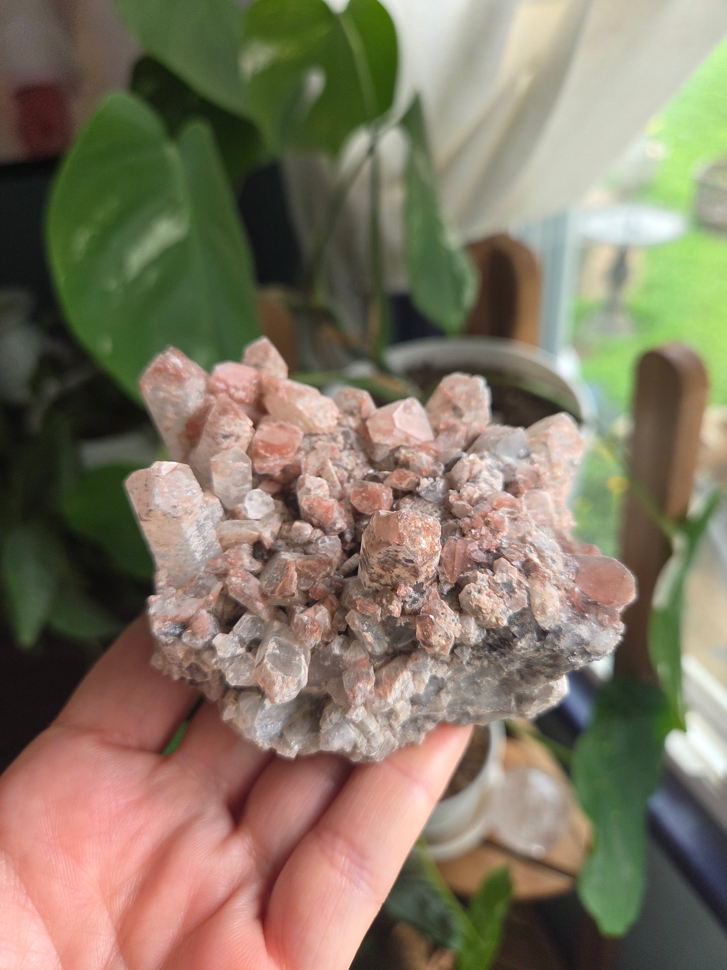 Pink/ Black Lithium Quartz