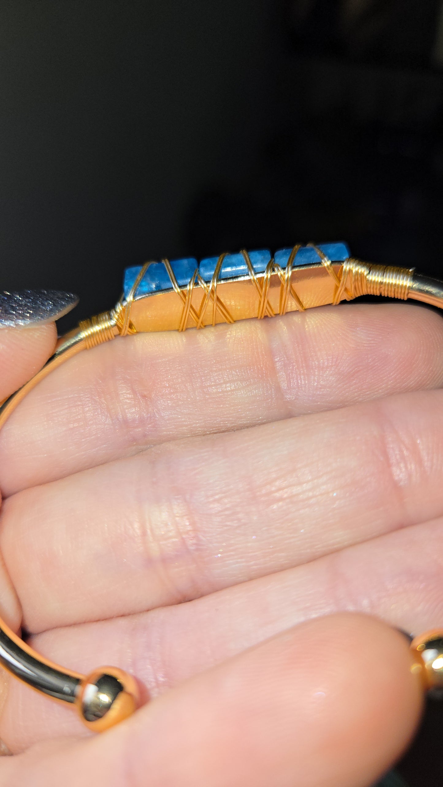 Apatite Cuff Braclet