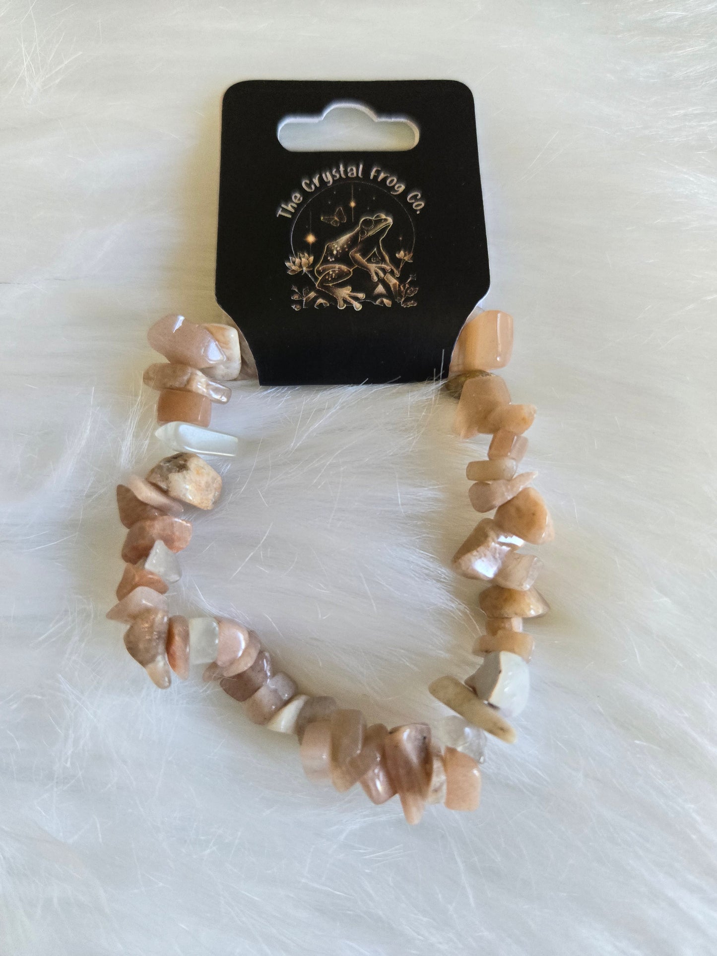 Sunstone Chip Bracelet