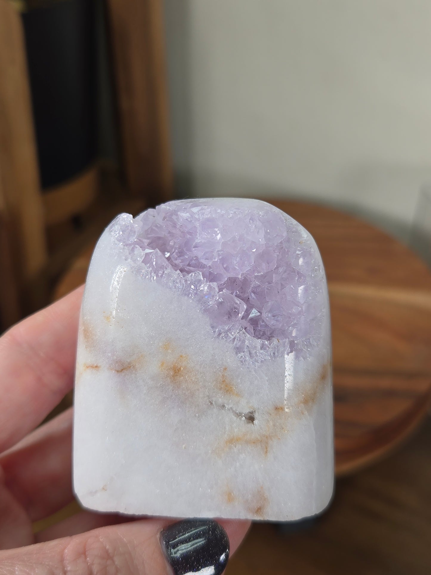 Amethyst Cutbase Polished