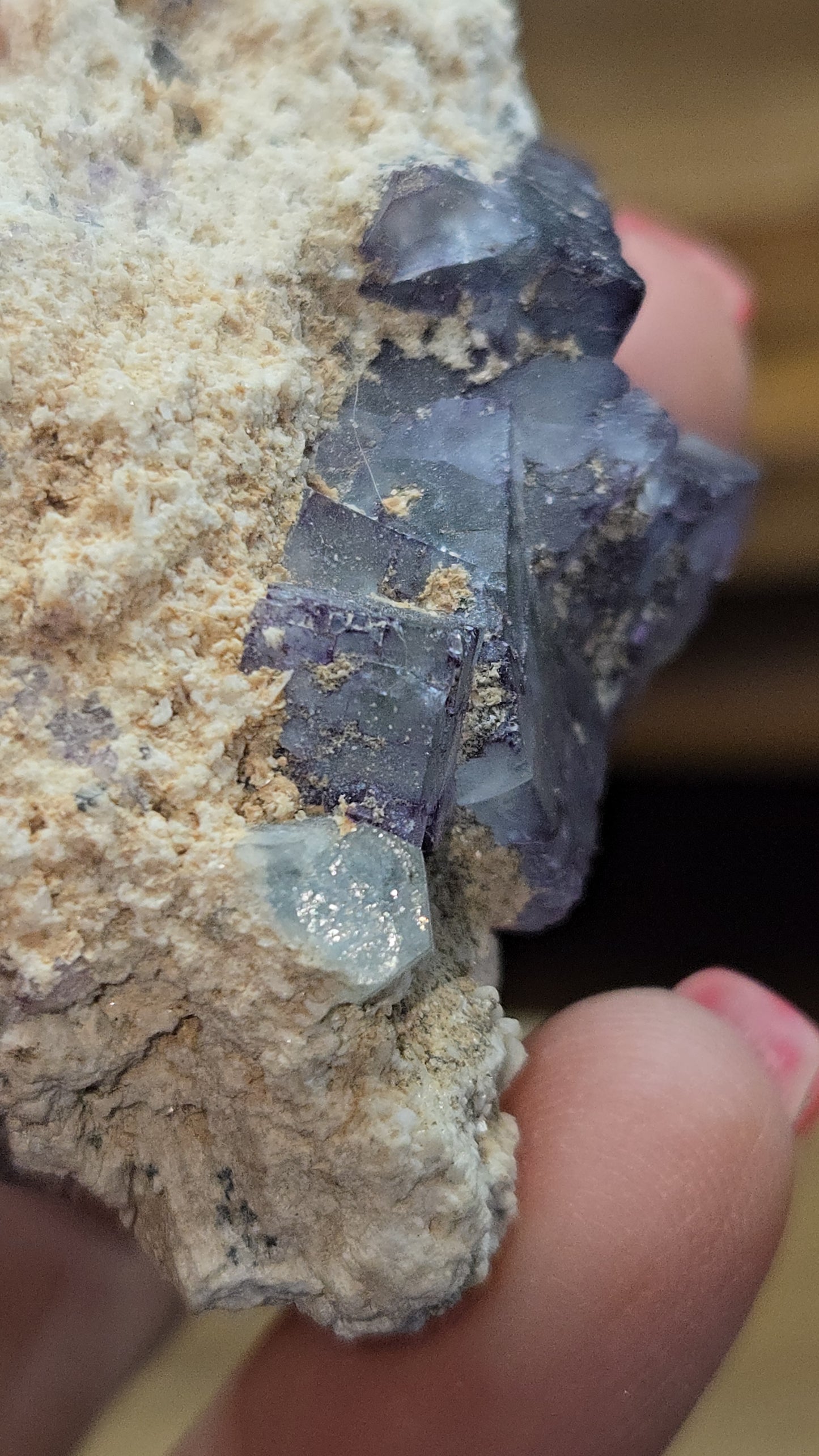 Fluorite and Aquamarine