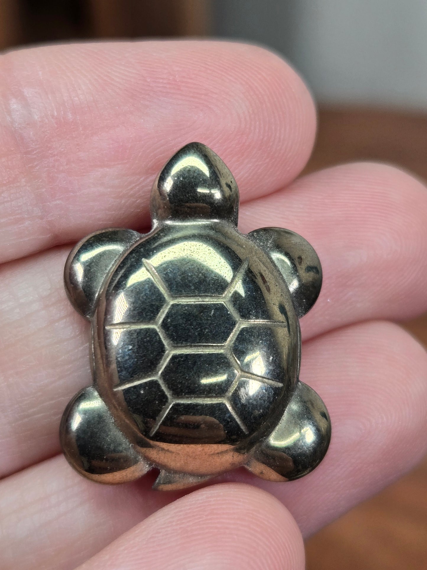 Mini Pyrite Turtle