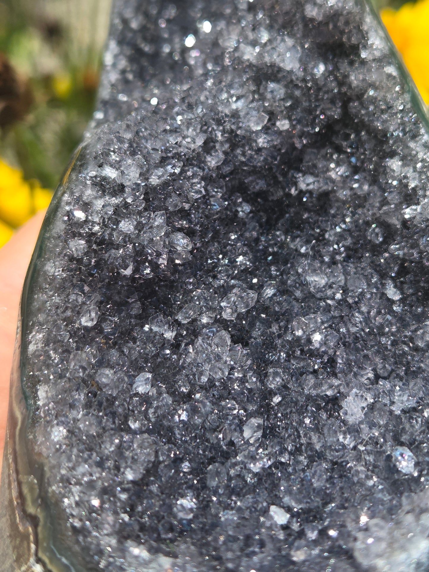 Deep Purple (almost black) Amethyst