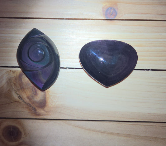 Rainbow Obsidian Carving (approximately 2")