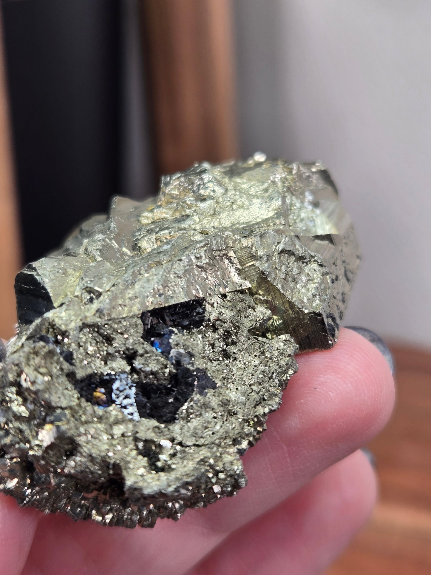 Cubic Pyrite with Quartz