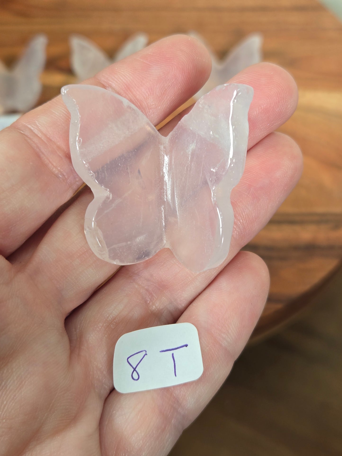 Rose Quartz Mini Butterflies